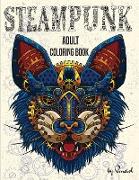 Adult steampunk coloring book