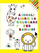 Animali Libro da Colorare per Bambini