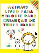 Animais Livro para Colorir para Crianças de Tenra Idade