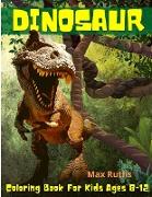 Dinosaur Coloring Book For Kids Ages 8-12