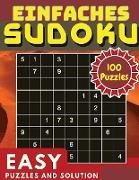 Einfaches Sudoku-Rätselbuch mit Lösungen - perfekt für Anfänger