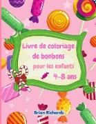 Livre de coloriage de bonbons pour les enfants