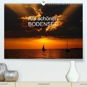 Am schönen Bodensee (Premium, hochwertiger DIN A2 Wandkalender 2022, Kunstdruck in Hochglanz)