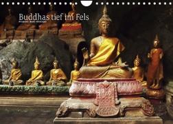 Buddhas tief im Fels (Wandkalender 2022 DIN A4 quer)