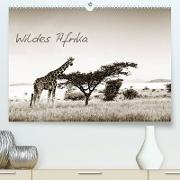 Wildes Afrika (Premium, hochwertiger DIN A2 Wandkalender 2022, Kunstdruck in Hochglanz)