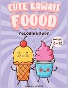 Cute Kawaii Coloring book for kids 6-12