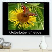 Gelbe Lebensfreude (Premium, hochwertiger DIN A2 Wandkalender 2022, Kunstdruck in Hochglanz)