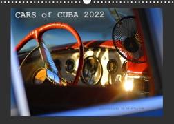 CARS of CUBA 2022 (Wandkalender 2022 DIN A3 quer)