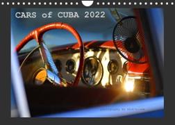 CARS of CUBA 2022 (Wandkalender 2022 DIN A4 quer)