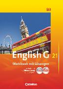 English G 21, Ausgabe B, Band 3: 7. Schuljahr, Workbook mit CD-ROM (e-Workbook) und CD - Lehrerfassung