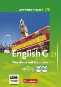 English G 21, Erweiterte Ausgabe D, Band 3: 7. Schuljahr, Workbook mit CD-ROM (e-Workbook) und CD - Lehrerfassung