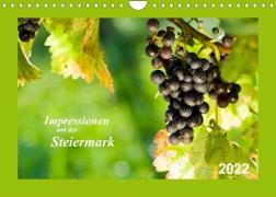 Impressionen aus der Steiermark (Wandkalender 2022 DIN A4 quer)