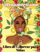 Afroamericano Libro de Colorear para Niñas