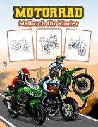 Motorrad Malbuch für Kinder