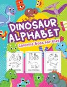 Dinosaur Alphabet Coloring Book For Kids