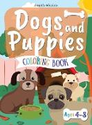 Dogs and Puppies Coloring Book