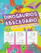 Dinosaurios Abecedario Libro para Colorear para Niños