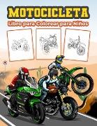 Motocicleta Libro para Colorear para Niños