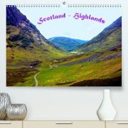 Scotland - Highlands (Premium, hochwertiger DIN A2 Wandkalender 2022, Kunstdruck in Hochglanz)