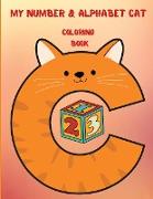 My Number and Alphabet Cat Coloring Book