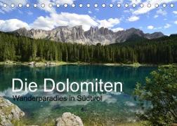 Die Dolomiten - Wanderparadies in Südtirol (Tischkalender 2022 DIN A5 quer)