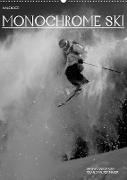 Monochrome Ski (Wandkalender 2022 DIN A2 hoch)