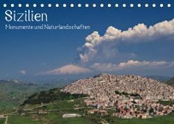 Sizilien - Monumente und Naturlandschaften (Tischkalender 2022 DIN A5 quer)