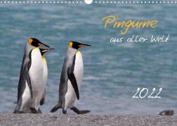 Pinguine aus aller Welt (Wandkalender 2022 DIN A3 quer)