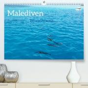 MALEDIVEN Wunderwelt (Premium, hochwertiger DIN A2 Wandkalender 2022, Kunstdruck in Hochglanz)