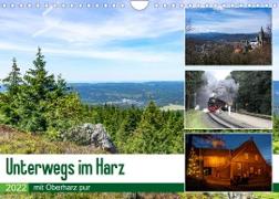 Unterwegs im Harz (Wandkalender 2022 DIN A4 quer)