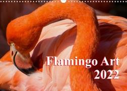 Flamingo Art 2022 (Wandkalender 2022 DIN A3 quer)