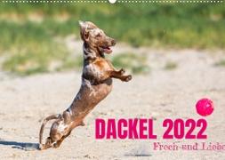 DACKEL 2022 Frech und Liebenwert (Wandkalender 2022 DIN A2 quer)
