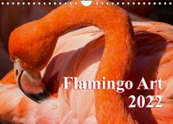 Flamingo Art 2022 (Wandkalender 2022 DIN A4 quer)