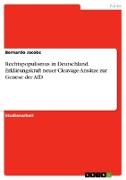 Rechtspopulismus in Deutschland. Erklärungskraft neuer Cleavage-Ansätze zur Genese der AfD