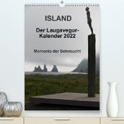 Island - Der Laugavegur-Kalender 2022 (Premium, hochwertiger DIN A2 Wandkalender 2022, Kunstdruck in Hochglanz)