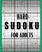 Hard Sudoku For Adults: Collection of 50 Puzzles and 50 Solutions, Hard Level Sudoku Puzzle Book for Adults and Seniors - Challenge your Brain