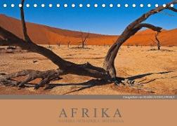 Afrika Impressionen. NAMIBIA - SÜDAFRIKA - BOTSWANA (Tischkalender 2022 DIN A5 quer)