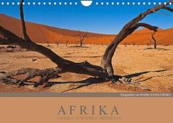 Afrika Impressionen. NAMIBIA - SÜDAFRIKA - BOTSWANA (Wandkalender 2022 DIN A4 quer)