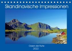 Skandinavische Impressionen - Oasen der Ruhe (Tischkalender 2022 DIN A5 quer)