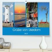 Grüße von Usedom (Premium, hochwertiger DIN A2 Wandkalender 2022, Kunstdruck in Hochglanz)