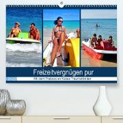 Freizeitvergnügen pur - Mit dem Tretboot an Kubas Traumstränden (Premium, hochwertiger DIN A2 Wandkalender 2022, Kunstdruck in Hochglanz)