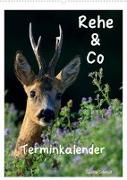 Rehe & Co / Planer (Wandkalender 2022 DIN A2 hoch)