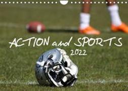 Action and Sports (Wandkalender 2022 DIN A4 quer)