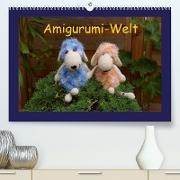 Amigurumi-Welt (Premium, hochwertiger DIN A2 Wandkalender 2022, Kunstdruck in Hochglanz)