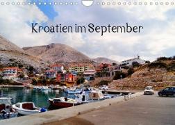 Kroatien im September (Wandkalender 2022 DIN A4 quer)