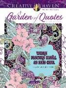 Creative Haven A Garden of Quotes Coloring Book