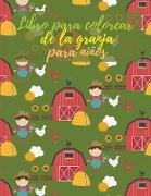 Libro para colorear de la granja para niños