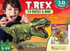T. Rex: 3D Puzzle and Book [With Puzzle]