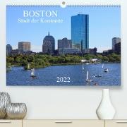 Boston - Stadt der Kontraste (Premium, hochwertiger DIN A2 Wandkalender 2022, Kunstdruck in Hochglanz)