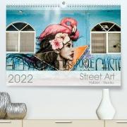 Street Art - Holbox, Mexico (Premium, hochwertiger DIN A2 Wandkalender 2022, Kunstdruck in Hochglanz)